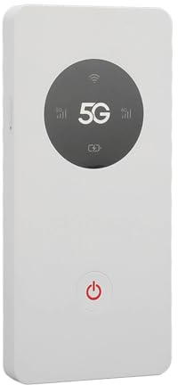 5G LTE Modem Router with SIM Card Slot, Pocket Size Unlocked WiFi Mobile Hotspot for RV Travel Vacation Rental Camping Party, Connects Up to 16 Devices, 8000mAh Battery