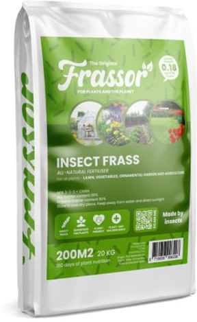 Crottes D'Insectes Frassor - 20 Kg - Pour 200 M - Activateur Et Engrais Naturel Du Sol - Riche En Nutriments