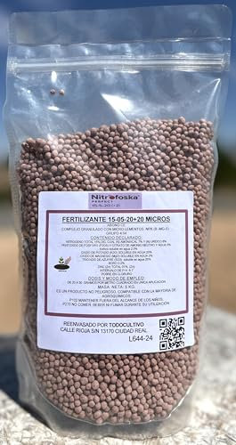 Abono granulado NPK NITROFOSKA PERFECT 15-5-20 5KG A base de sulfato de potasa con microlementos.
