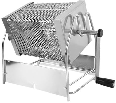 Utensile Per Tostatura Manuale Dei Chicchi Di Caffè, Tamburo Per Tostatura Del Caffè A Manovella Durevole In Acciaio Inossidabile, Dispositivo Per Tostatura Del Caffè Sul Piano Cottura, Macchina Per T
