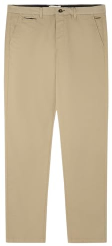 Springfield Chino Slim Plain Basic Pantalón Liso, Beige, 40 para Hombre