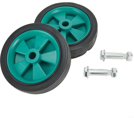 2 ruote girevoli per compressore d'aria da 12,7 cm, ruote di ricambio silenziose e resistenti per la mobilità del compressore, accessori per attrezzature da officina durevoli