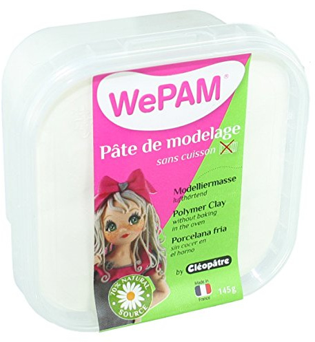 WePAM – PFWBBB-145 – Lufthärdande modelleringsmassa, 145 g, vit