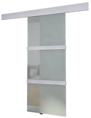 Festnight Porta scorrevole moderna in vetro, 205 x 75 cm