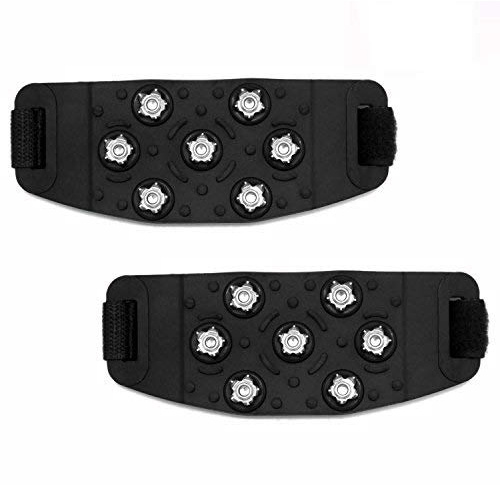 OFKPO 1 Paire Crampon Antidérapent, Crampons pour Chaussures, Crampons de Traction pour la Glace et la Neige