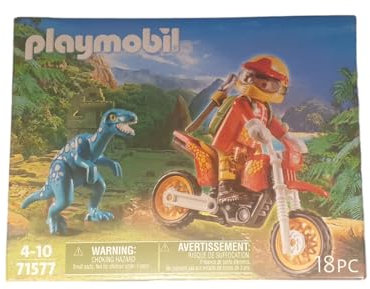 PLAYMOBIL 71577 Motocross Bike mit Raptor