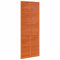 vidaXL Scheunentür, Holzschiebetür Platzsparend, Zimmertür Scheunentor-Look, Schiebetür Holztür Innentür, Wachsbraun 80x208cm Massivholz Kiefer