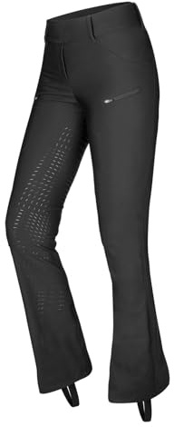 ELT Jodhpur Reitleggings Olivia Silikon, schwarz, Gr. 38