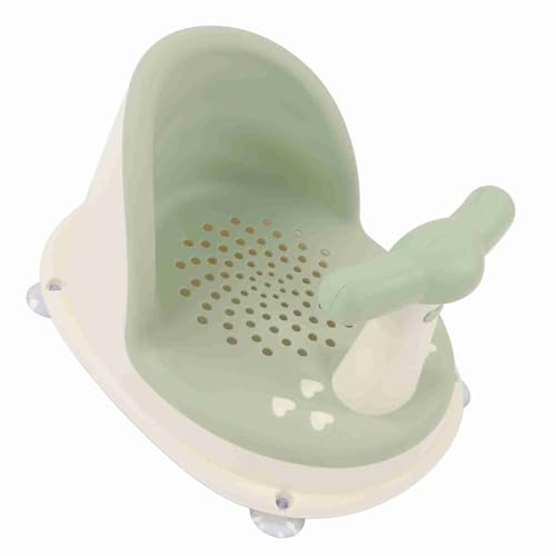 Hamwesh Asiento de Baño para Bebés, Asiento de Bañera Infantil No Deslizante Plegable con Tazas de Succión para Niños Pequeños de 1 a 3 Años Silla de Baño Ligero de Viaje para Bebés Empáter de