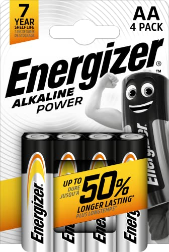 Energizer Pile Std - Alcaline Stilo, 4 Pezzi
