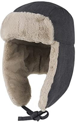 Gisdanchz Winter Hut Fliegermütze Russische Mütze Russen Uschanka Ushanka Chapka Kinder Frauen Russisch Russenmütze Wintermütze Wintermaske Russenmützen Trappermütze Mit Ohrenklappen Schwarz