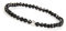 GD GOOD.designs Obsidian Armband Damen mit echten Natursteinen und 925 Silber Perle I Naturstein Armband aus facettierte 4mm Edelstein Perlen - Inkl. Geschenkbeutel