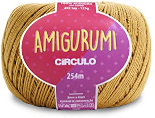 Circulo Amigurumi 100% jungfrubomullsgarn 125 g 254 meter - senap