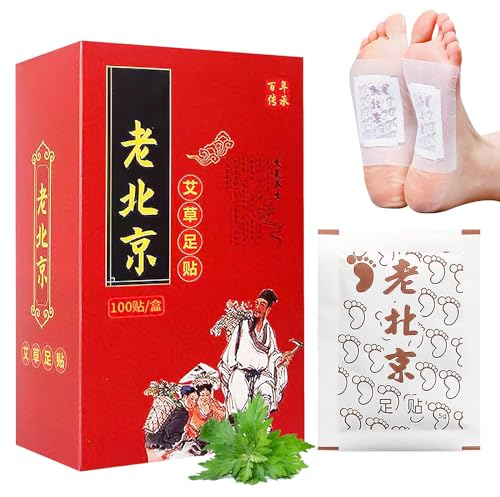 Cerotti disintossicanti piedi 100 cerotti naturali, per pulizia profonda e sonno migliore