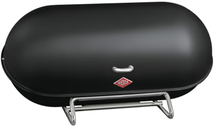 WESCO Breadboy 222201-73 Boîte à pain en tôle d'acier Noir mat