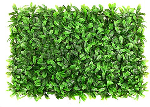 Paneles de boj, tapetes de boj artificiales, setos de plantas, protección UV, telón de fondo de pared para valla de jardín al aire libre, pantalla de privacidad y decoración de pared interior