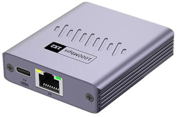 JMT Conmutador de red RJ45 de 1000 Mbps, extensor de cable de red de Internet, conector Gigabit LAN para PC, portátil, T V, Box Router (1 a 2)