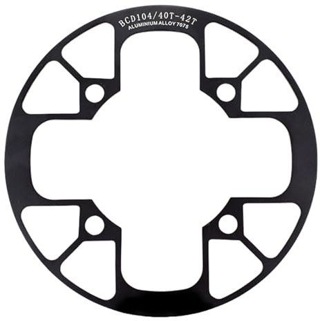 amangul Protector de bicicleta de montaña, cubiertas de protección de aleación de aluminio, protección de manivela, placa de protección de bielas de bicicleta, piñón, piñón, rueda de cadena