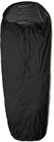 Snugpak Sac Bivvi des Forces spéciales | Sac de Couchage étanche avec Fermeture éclair Centrale et Coque extérieure (Standard, Noir)