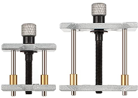 Haisheng 2PCS Supporto per movimento dell'orologio in Metallo Supporto per Base dell'Orologio Supporto per la Rimozione dell'Orologio Strumento di Manutenzione per la Riparazione dell'Orologio