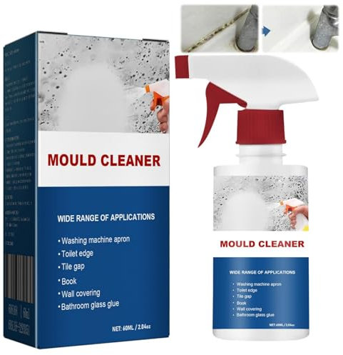 Mould and Mildew Cleaner Foam - Removes Mould from Walls, Bathroom & Kitchen - Prevents Future Growth - Black Mould Remover Spray - Safe for Household Use