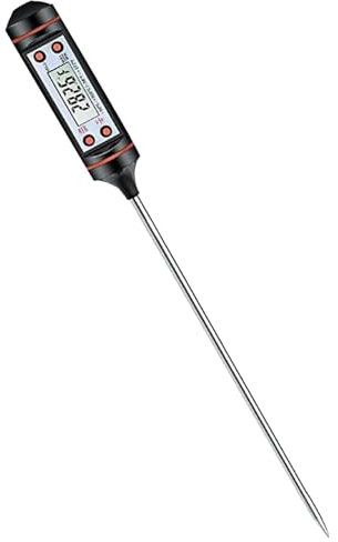 Termometro digitale a penna - Termometro digitale per carne e cucina | Termometro da cucina, termometro con schermo LCD, termometro da cucina per per cucinare, cuocere al forno