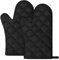 AUAUY 1 Paar Ofenhandschuhe, Baumwolle Topfhandschuhe, Backofenhandschuhe, Waschbare Hitzebeständig [bis 180°C/356°F] Kochhandschuhe, rutschfeste Kochhandschuhe zum Kochen, Backen, Grillen