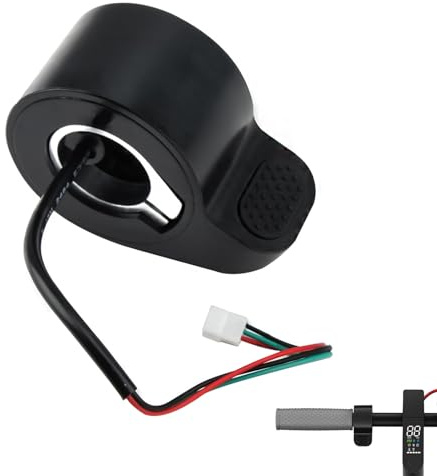 Vulcyxa Accélérateur au Pouce de Scooter Électrique Compatible Xiaomi M365, Accelerateur Trottinette Electrique, Manette en Aluminium et ABS, Pièce de Rechange Scooter Électrique Facile à Installer