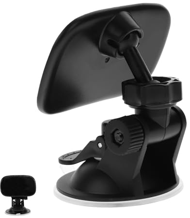 TOYANDONA Specchietto Retrovisore per Auto Ventosa, Vetro e Plastica, Rotazione 360° per Monitoraggio Sicurezza Sedile Posteriore, Accessorio Auto per Genitori Attenti