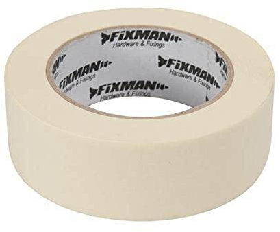 Fixman 187691 Masking Tape 38 mm x 50m,White