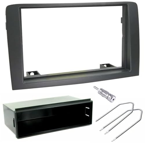 Sound way - Kit Montaggio Adattatore Autoradio, Mascherina 1 DIN / 2 DIN Compatibile con Fiat Idea/Lancia Musa