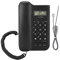 Kabelgebundenes Telefon, an der Wand Montierbare Festnetztelefone Batterie Muss Nicht Installiert Werden FSK/DTMF Dual System Robustes ABS-Material (schwarz)