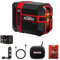 Funguard Red Laser Level Type-C Rechargeable Self Leveling Cross Laser Line with Pulse Mode, 360°Magnetic Bracket for Floor Tiles Construction Home Decoration etc.