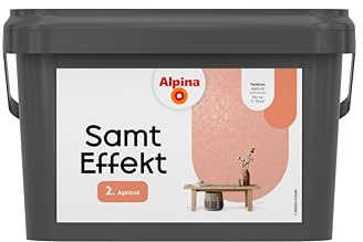 Alpina Effektfarbe Samt Effekt Apricot Finish 2,5 Liter