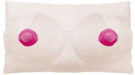 OhMill Novelty Boob Breast Pillows Funny Boobs Pillow Cushion 3D Sexy Breast Shape Sleep Cuddle Body Pillow Soft Memory Foam