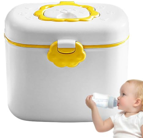 Formula Dispenser Box, Formula Resebehållare Lufttät läckagesäker bärbar | Att gå Pulverdispenser, mjölkformelförvaring, torrmjölkspulvermatförvaringsbehållare för resor utomhusakt
