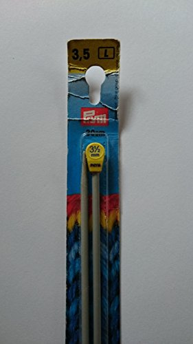 Prym Ferri Da Maglia In Alluminio, 35 cm Lunghezza x 3,50 mm Spessore, Argento