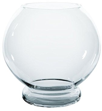 Kugelaquarium mit Glasfuß 13,5 Liter