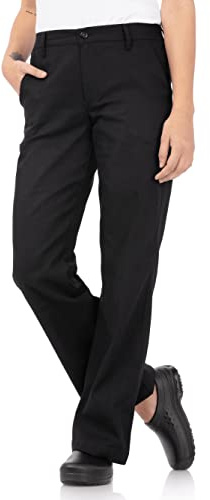 Chef Works Women's Professional Series Chef Pants, Black, Small