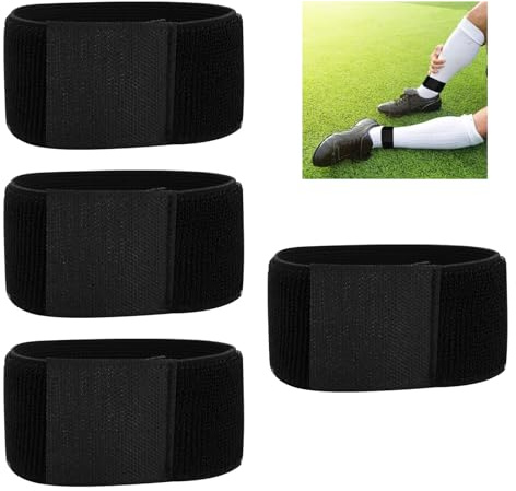 4 Pièces Maintien Protege Tibia Football, Protège Tibia Foot