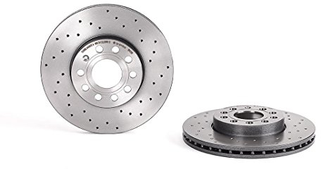 Brembo Xtra 09.9145.1X - Disco Freno Forato Anteriore, Set di 2