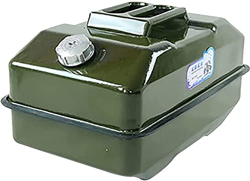 Jerrican Essence en métal Bidon Essence carburants Métal 20L litres jerrycan réservoir de Carburant bidon d'essence conteneur d'huile Voiture ATV Moto jerrican bidon d'essence