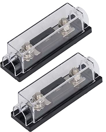 Bloc de Fusibles à Bornes 58V avec Goujon M8 pour Batteries Multiples - de Circuit Étanche pour Camions, Bateaux, VR et Véhicules de Construction