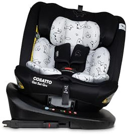 Cosatto Get Set GRO Plus i-Size 360 Car Seat with ISOFIX 0-12 Years, 360 Swivel Rotation, ADAC Testing, Group 0+123, ERF (Foxed)