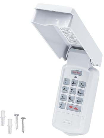 Fangxuee Tastiera Universale Wireless -R per Apriporta da Garage, Compatibile con Genie, Porte Basculanti, Apriporta da Garage Durevole