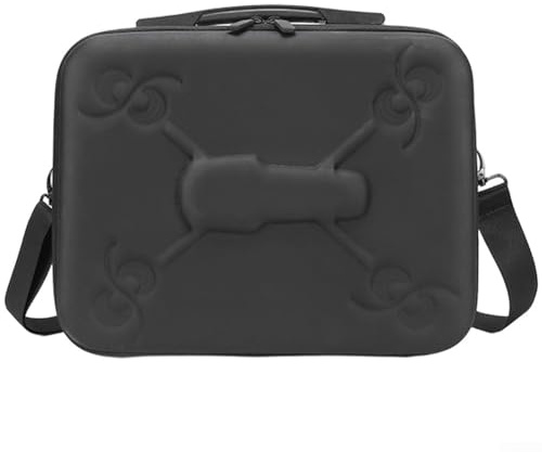 Sac de rangement à bandoulière, kit d'accessoires pour DJI Mini 5 Pro, 34 x 26 x 12 cm, sac à bandoulière portable en cuir PU pour DJ (nylon gris)