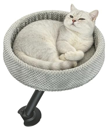 Genérico Cama para Gatos De Escritorio - De Dormir Cómodo Y Portátil | Lugar De Descanso para Gatos De Escritorio | para Interiores Exteriores Invierno Viajes Dormitorio Balcon Estudio