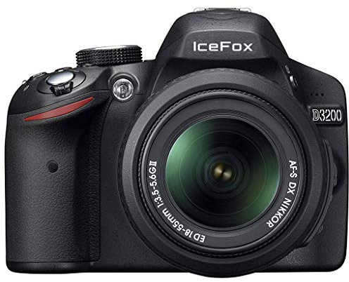 Nikon D3200 Appareil photo numérique Réflex 24,2 Mpix Kit Boîtier + Objectif AF-S DX 18-55 Mm Noir