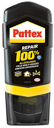 Pattex Repair 100% Alleskleber, starker Kleber für den Innen- und Außenbereich, Klebstoff zur Reparatur für verschiedene Materialien, 1x50g