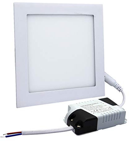 6W LED Square Recessed Ceiling Down Light Slim Flat Panel Cool White 6500k